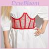 European Style Corset Waist Belt With Beaded Strap For Fashionable Winter Outfits