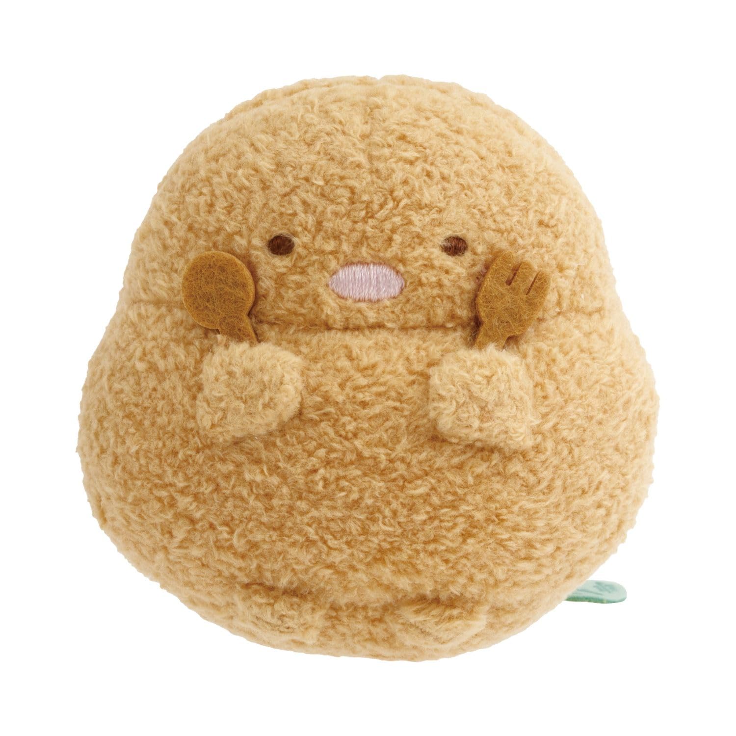 San-X Sumikko Gurashi Круглый ресторан Тануки Карманная плюшевая игрушка: Тонкацу