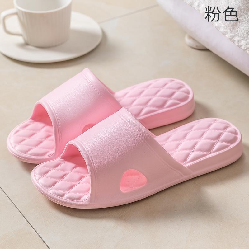 Slippers women's summer indoor couple home home soft bottom non-slip bathroom slippers bath silent couple cool slippers men