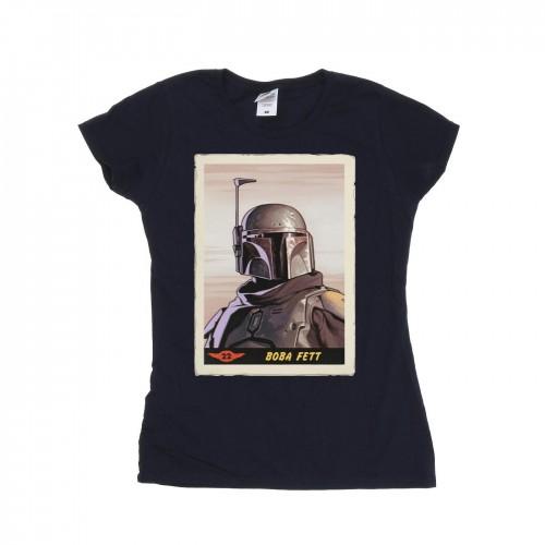 Star Wars Womens/Ladies The Mandalorian Boba Fett Cotton T-Shirt