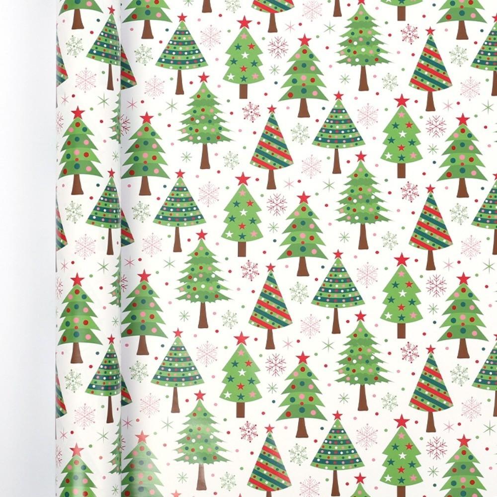 Roll Christmas Wrapping Paper for Holiday Gifts Gift Wrapping Paper  Festive Party Supplies