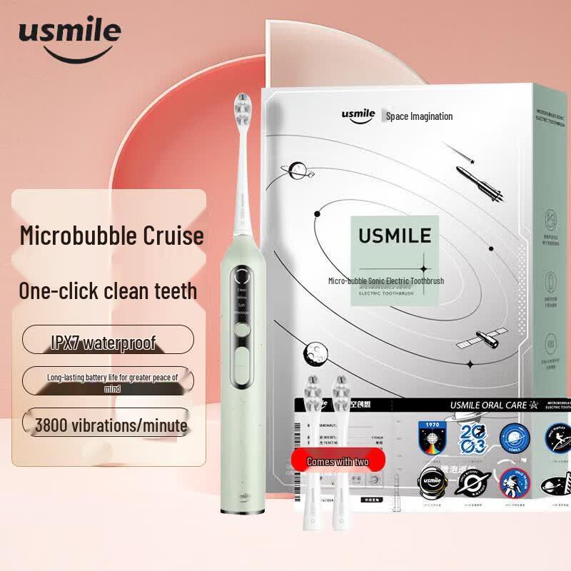 

usmile U3S Micro-bubble Sonic Electric Toothbrush CN plug (adapter included)