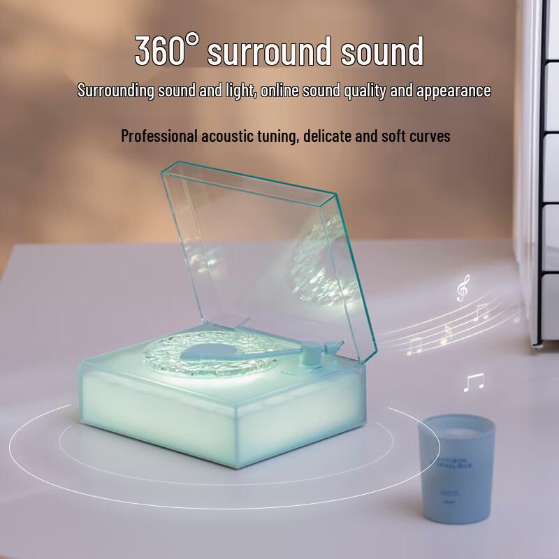 X08 Water Ripple Bluetooth Speaker with Star Projection & Ambient Light