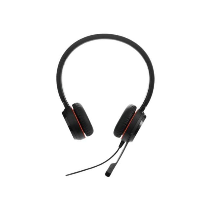 Casque Filaire - JABRA - Evolve 30 II - Certifié Microsoft Teams - Microphone Antibruit - USB-C/A