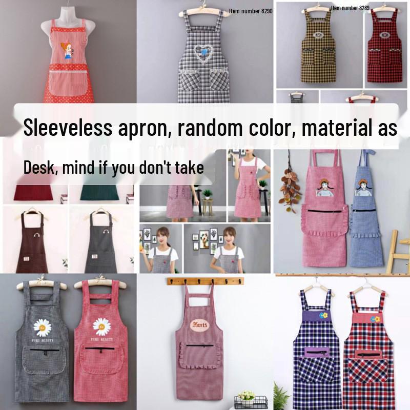 Waterproof Oil-Proof Kitchen Bib Apron: Stylish Fashion for Adults
