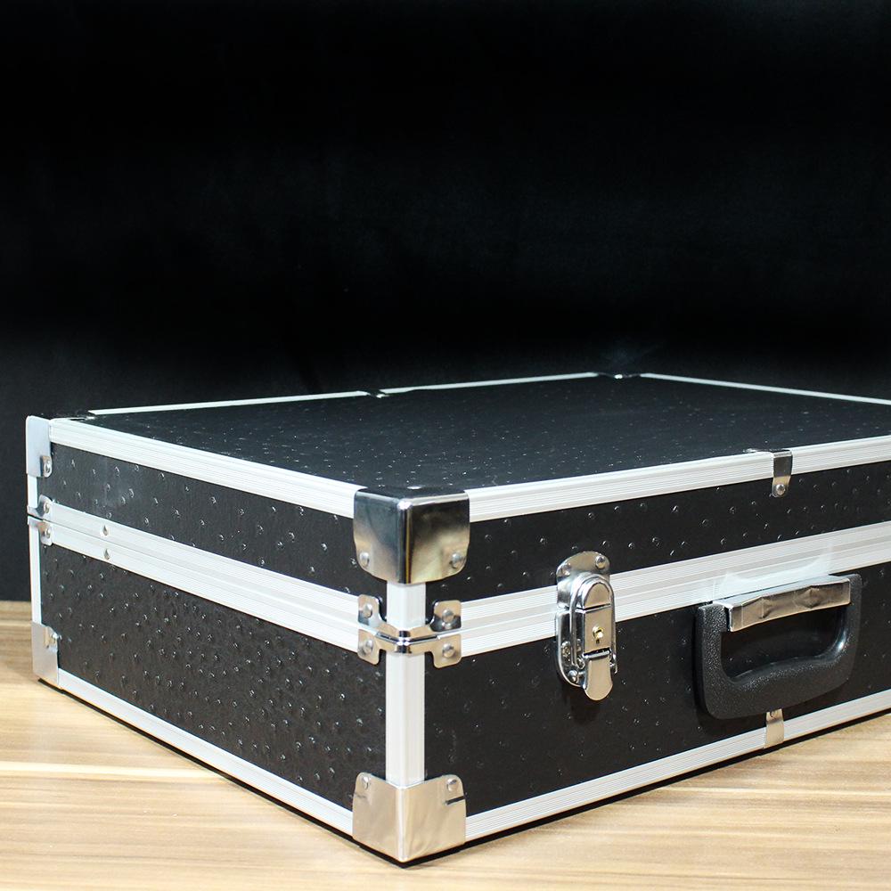 Medium Three-Pronged Aluminum Flight Case: Foldable, Removable, Storage Box
