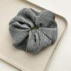 Pleated Minimalist Scrunchies Solid Color Hair Tie Elegant Women Hair Accessory for Office Chic