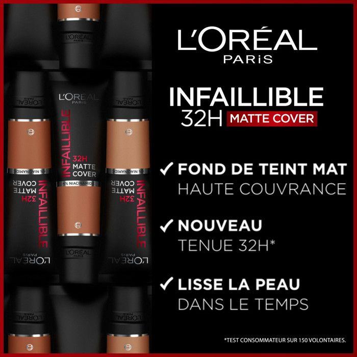 L#039;Oréal Paris Infaillible 32h Fond de Teint Matte Cover N°330 Sous-Ton Neutre 30ml