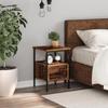 VidaXL Bedside Table Old Wood 34x36x50 Cm Engineered Wood, Bedside Table, Bedroom Furniture, Cabinet 857262