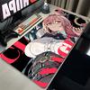 Large Gaming Mouse Pad Zenless Zone Zero Tsukishiro Yanagi kawaii pink Desk Mat Anime E-sports Mousepad Computer Gamer Mausepad
