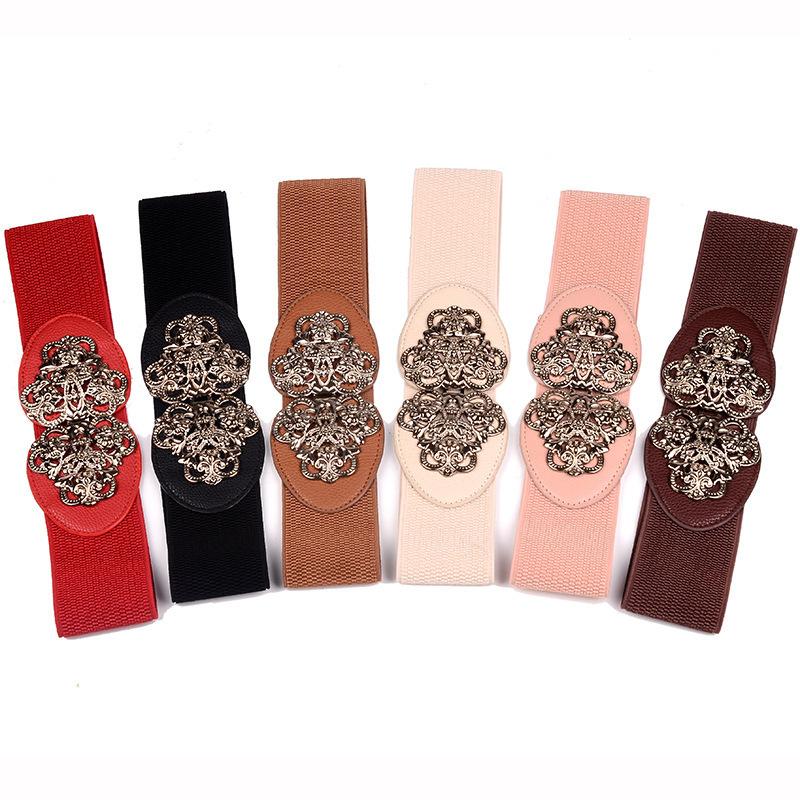 Belt Bohemian Style Waist Seal Elastic Band Strong Elastic Women Wide Women