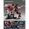 Electric Tyrannosaurus Rex Mechanical Dinosaur Building Blocks - Educational Toy for Boys