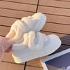 Winter New Velvet Velcro Women Ins Versatile Cotton Shoes Platform Warm Board Shoes