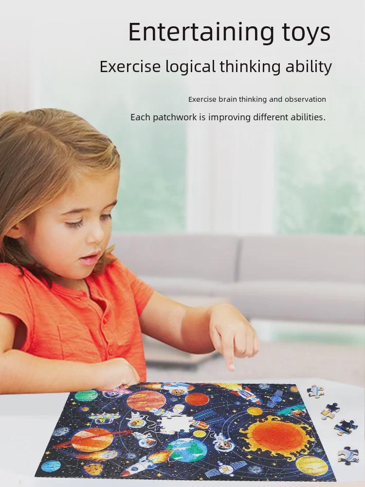 200/300-Piece Puzzle Board for Kids 6+, Intellectual Challenge for Boys and Girls