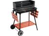 Charcoal grill with shelves, grate 53x33cm - W-99911