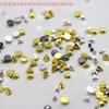 6 Grids Punk Nail Rivets Silver Gold Black Mixed Size Metal Bead Studs Round Cone Nail Art Charms Nail Parts DIY Decoration