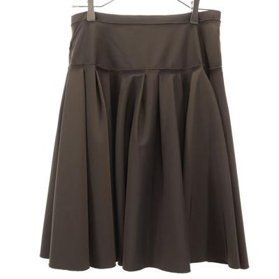 FOXEY NEW YORK made in Japan Φούστα Midi Πλισέ 40 Καφέ Γυναικεία Μεταχειρισμένη