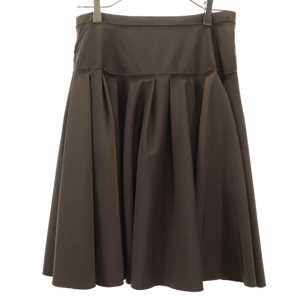 

FOXEY NEW YORK made in Japan Midi length Pleated skirt 40 Brown Women Used