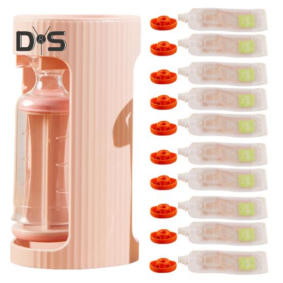 Squeeze Station for Homemade Food Pouch Filling Station Food Pouch Maker with Pouches Bottle Manual Portable Puree Squeezer Tool