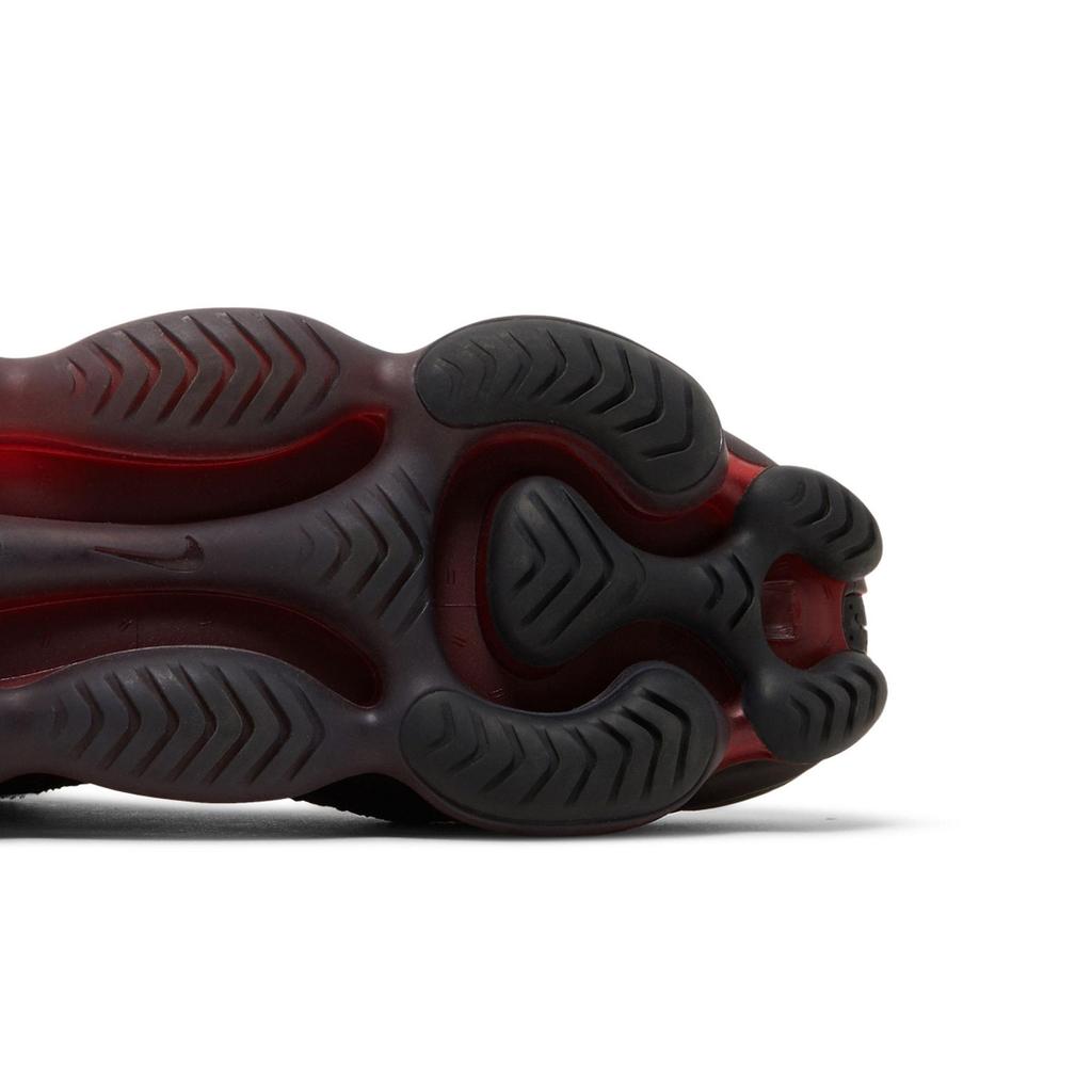 Nike Air Max Scorpion Flyknit 'Bred' (Unisex) Black / Black / University Red / University Red Running Shoes DJ4701 004