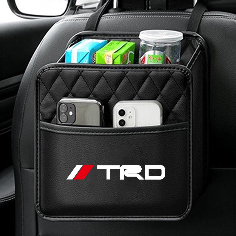 Car Backseat High Quality Leather Storage Bags Hanging Organizer Box For Toyota Corolla Yaris Aygo Prius RAV4 CHR Camry Avensis