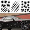 1Pcs 23*29cm Car Stickers Simulated 3D Bullet Hole DIY Car War Styling Accessories Motorcycle Scratch Car Stickers And Decals