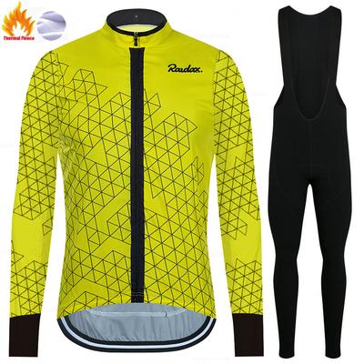Raudax Warme Radsportjacken 2026 Winter Thermisches Fleece Radsportbekleidung Herren Langarm Trikot Anzug Outdoor Fahren Fahrradkleidung