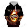 2025 New Rock Hoodie Sweatshirt Van Halen Band 3d Print Hoodie Men Women Fashion Hip Hop Oversized Sports Tracksuit Men Clothes