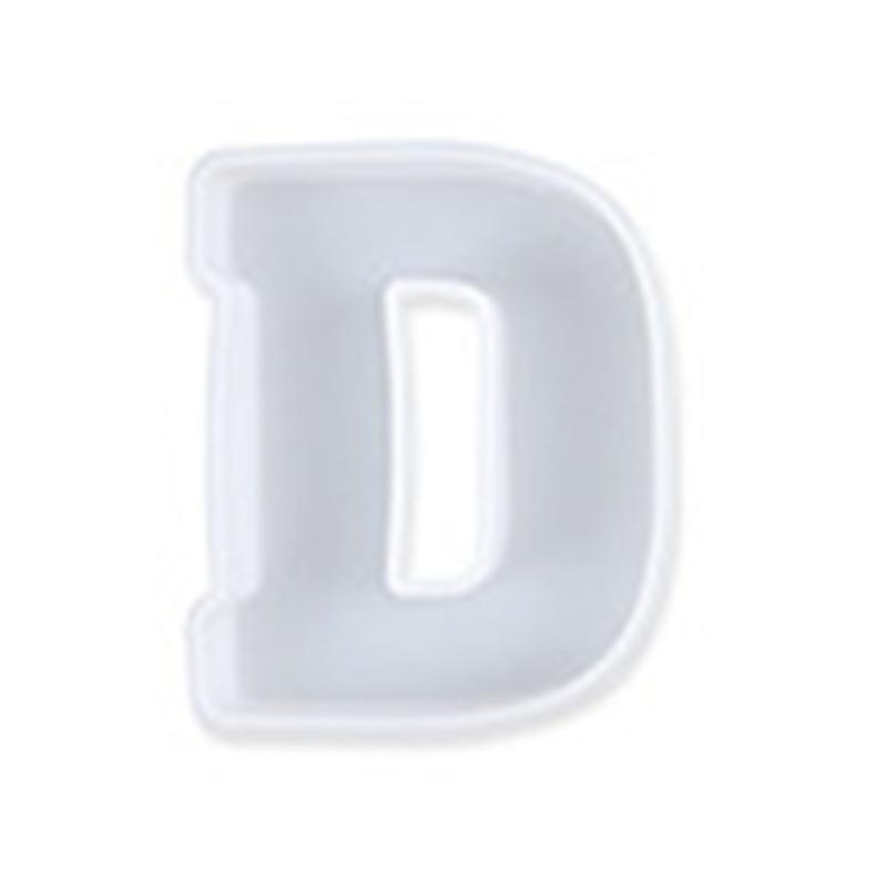 Alphabet Silicone Casting Mould Resin Letter Mold Keychain Pendant Capital Table Ornament Epoxy Mold DIY Jewelry Craft