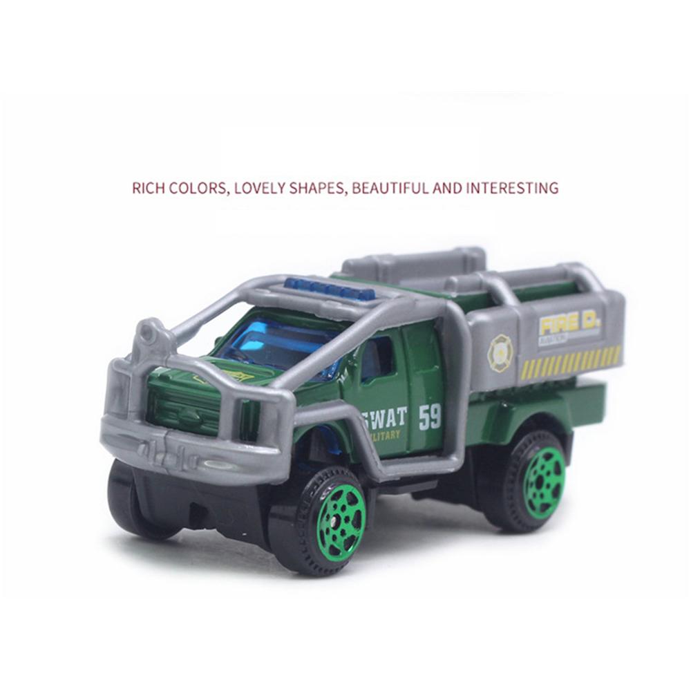 6Pcs Alloy Car Toy, Military Engineering Vehicle, Car Model Toy Set 6pcs Alloy Decoration Unique Exquisite Helicopter for Holiday Party for Kid