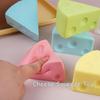 Simuliertes Käse-Stressabbau-Spielzeug Anti-Stress Langsam aufsteigendes Spielzeug Tragbares Fidget-Spielzeug für Kinder Erwachsene