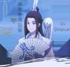 Heaven Official's Blessing Fengshi Qingxuan Folding Fan: Ancient Style Bamboo Fan for Men's Hanfu, Chinese Palace-Style Gift