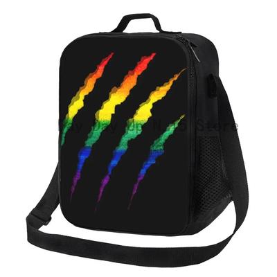 Custom Ripped Lunch Bag Men Women Thermal Cooler Insulated Lunch Box for Adult Office