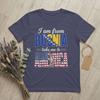 Dalla Bosnia Portami in America Maglietta per Unisex 100% Cotone Maglietta Casual Girocollo Divertenti Manica Corta merchandising Estate