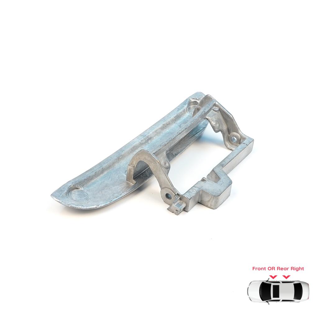 EDP1595-2 Äußere Metall-Türgriff für vorne oder hinten rechts für BMW 5er Reihe E39 1996-2003 4/5-türige Limousine Touring 51218245462 51218200664