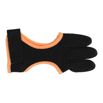 Protège-mains de tir à l'arc à trois doigts, gants respirants en PU pour arc classique, pour tir en extérieur, taille S