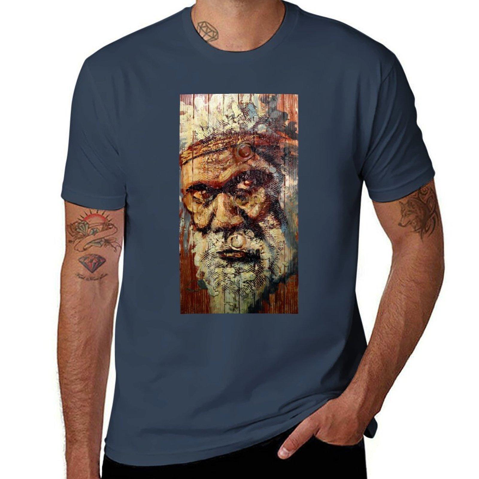 Aboriginal Tshirt Construction Work Tee Shirt S