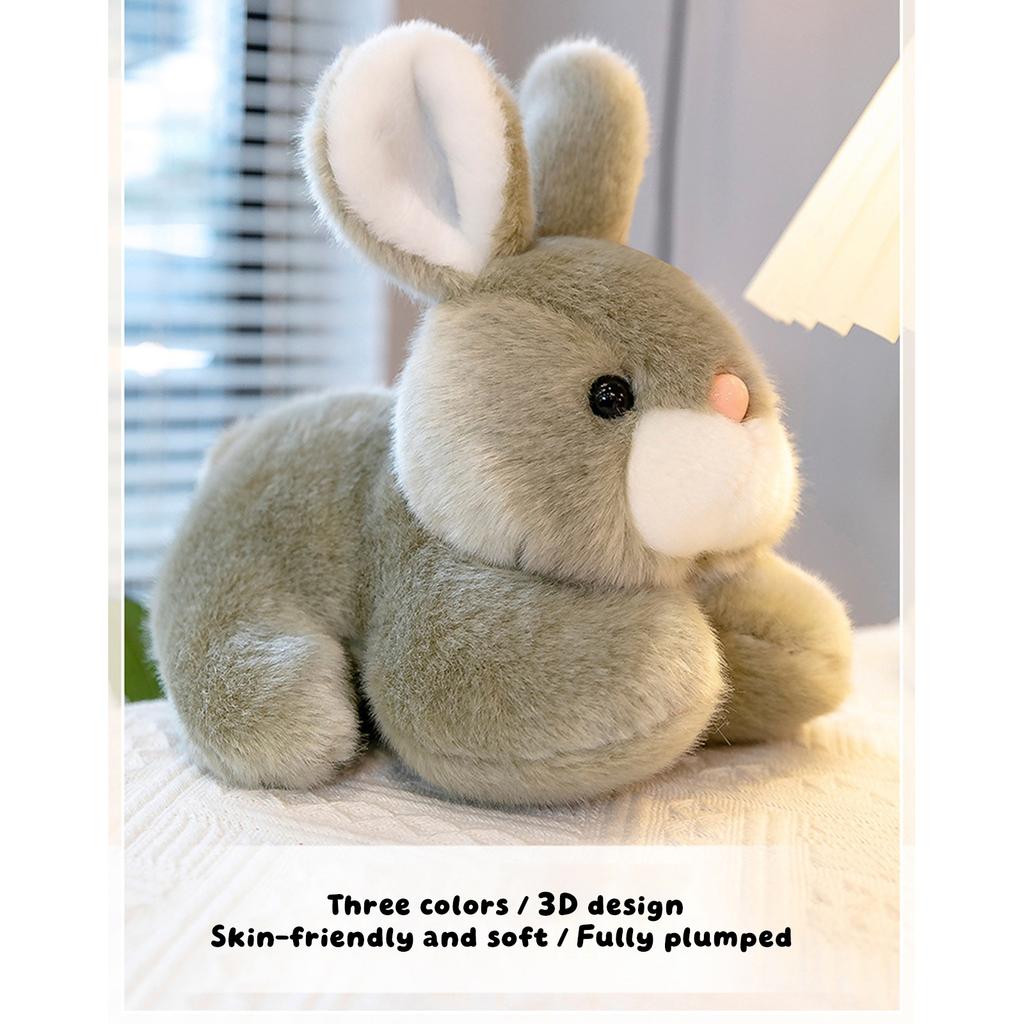 Plush Stuffed Animal Soft Bunny Toy Cartoon Rabbit Plush Doll for Kids Toddlers and Collectors