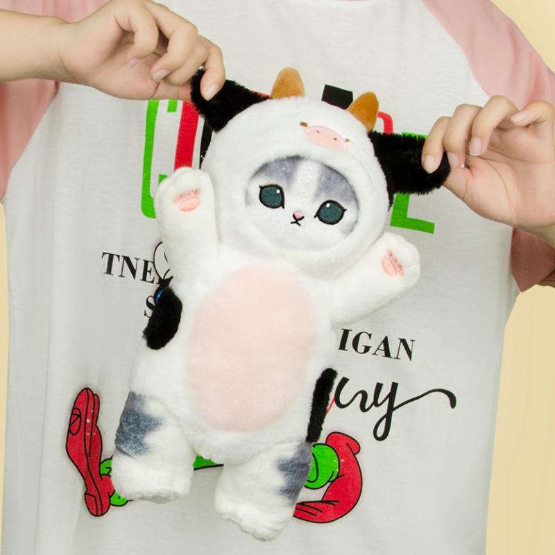 30cm Cute Shark Cat Plush Doll Mofusands Cartoon Kawaii Cat Soft Stuffed Doll Toy Cushion Pillow Decoration Girl Kids Gift