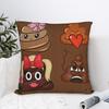 Poop Meme Funny Pillow Case  Comfy Pillow Cover For Living Room Sofa Novelty Pillowcases