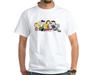 Peanuts Gang Music White Charlie Brown Men's T-Shirt NEW