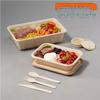 American Style Degradable Pulp Takeout Containers with Lids