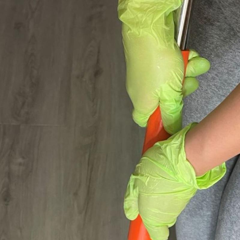 100/50/20PCS Light Green Nitrile Gloves for Kitchen Household Clean Tool Garden Makeup Disposable Gloves Waterproof Work Gloves