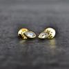 Genuine Moonstone Studs Earrings Rainbow Moonstone Marquise Studs for Her Healing Crystal 14K Gold Vermeil Studs Earring Bridesmaid Gift