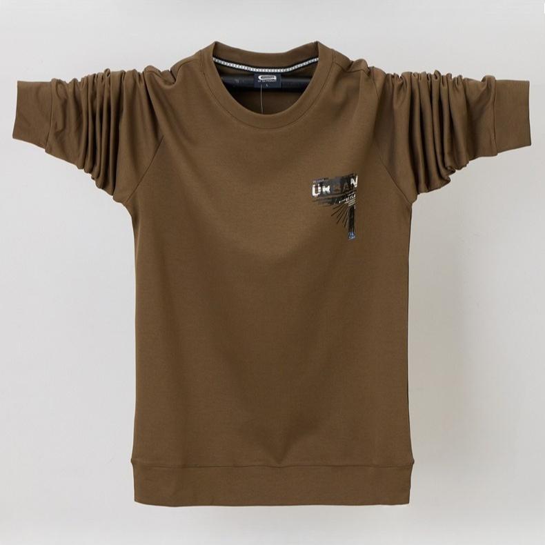 Men's Soft Crewneck Sweatshirt Breathable Crew Neck Pullover Outdoor Athletic Long Sleeve Sweatshirts Fall Warm Breathable Pullovers for Men