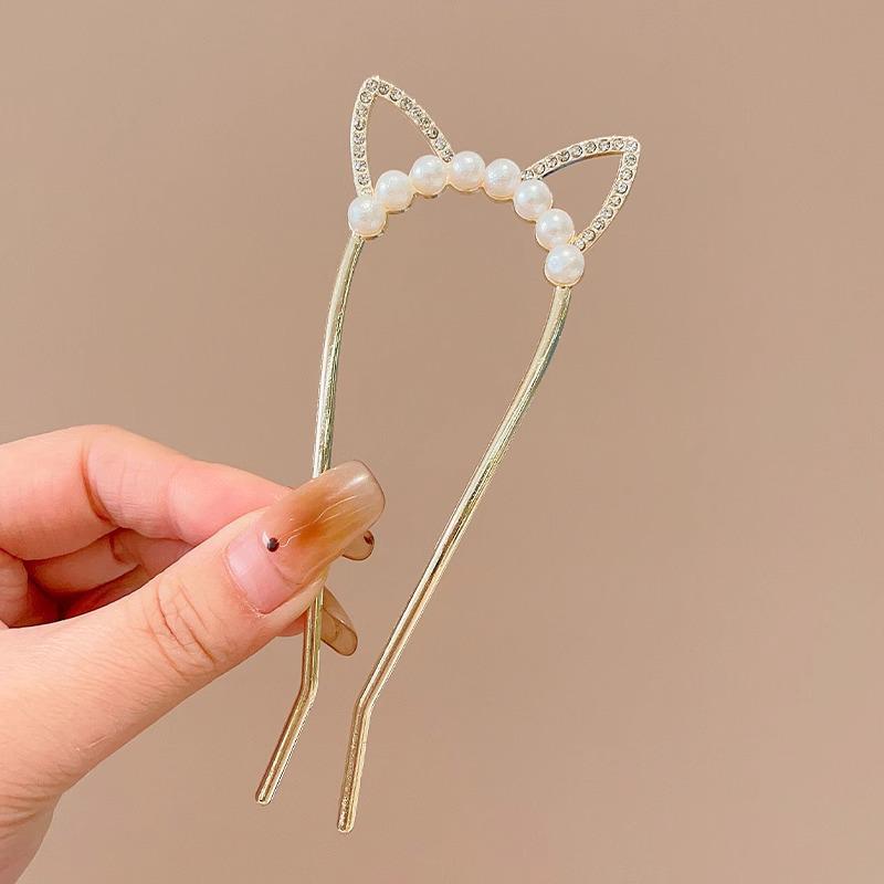 2025 Butterfly Rhinestone Hair Comb: Elegant Women's Hair Fork for Buns & Hairstyles