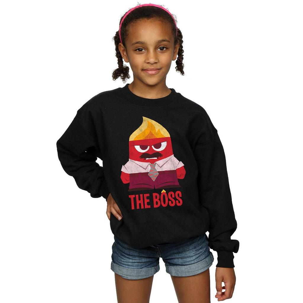 Disney Girls Inside Out Anger The Boss Sweatshirt