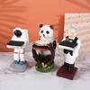 Supporto per Orologio Ornamento Creativo Supporto da Tavolo Staffa Supporto per Orologio Astronauta Scatola Porta Gioielli Anelli Astronauta per la Casa