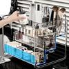 Transparenter Schreibtisch-Kosmetik-Organizer Multifunktionales Schminktisch-Organizer-Regal Kosmetik-Aufbewahrungsbox Mehrschichtig