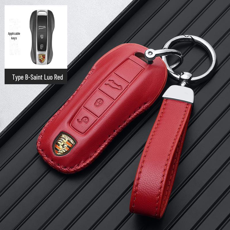 

Чехол для ключа Porsche для Cayenne, Macan, 718, Taycan, Panamera, 911